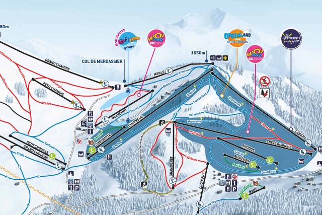 Plans des pistes