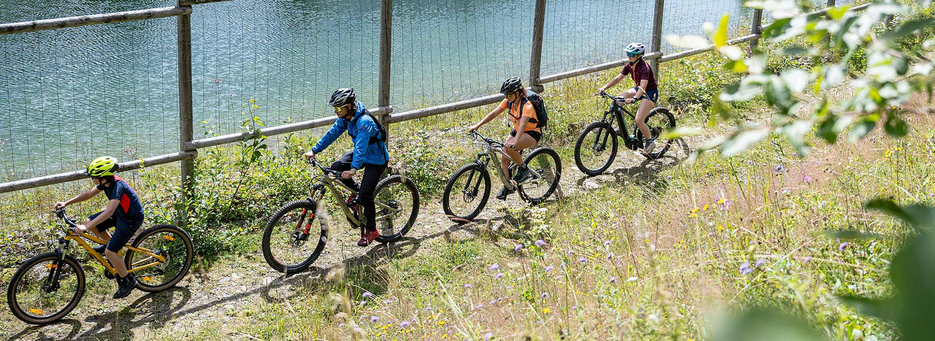 VTT en famille