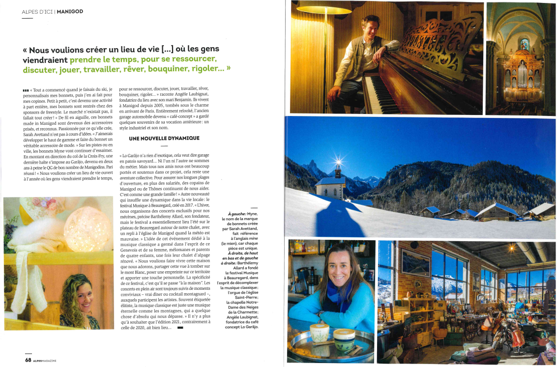 Alpes Magazine	 - © Office de Tourisme de Manigod