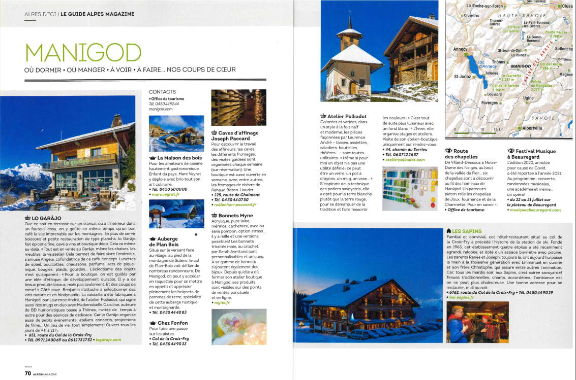 Alpes Magazine - © Office de Tourisme de Manigod