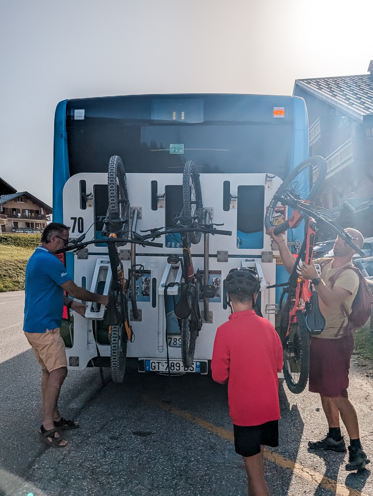 En bus porte vélo extérieur