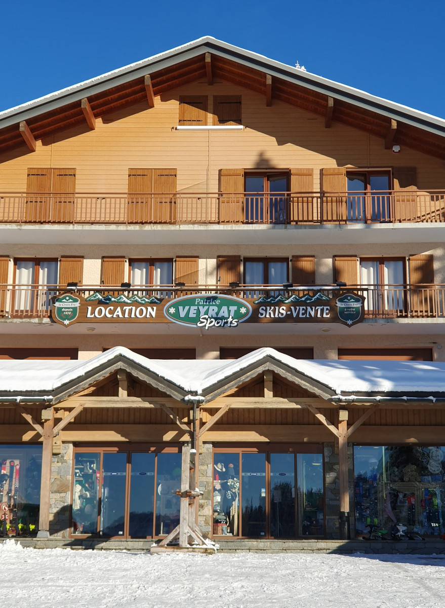 Magasin Veyrat Sports en hiver