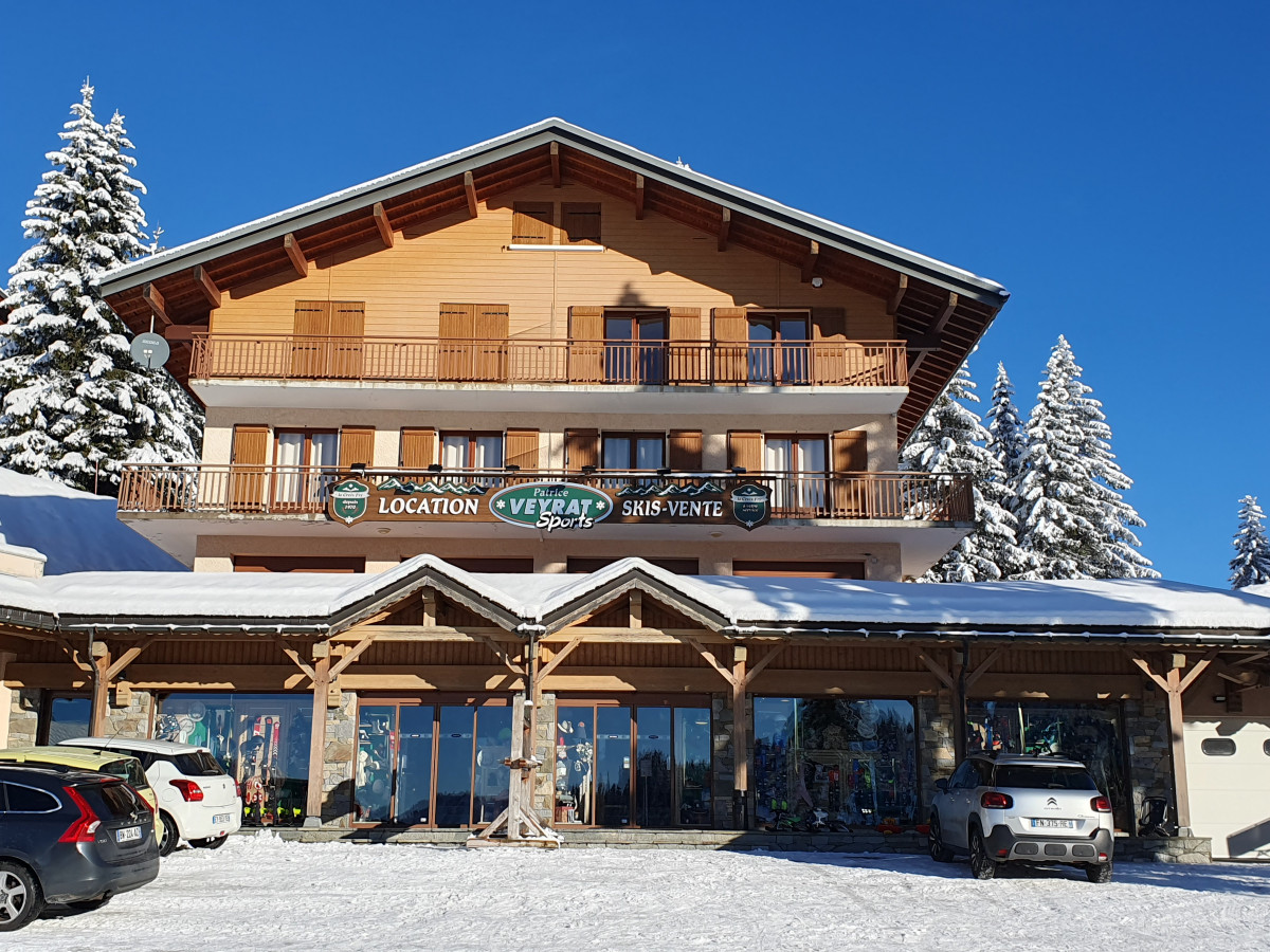 Magasin Veyrat Sports en hiver