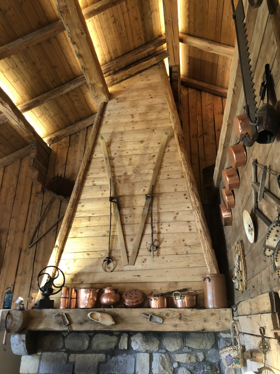 Cheminée salle de restaurant