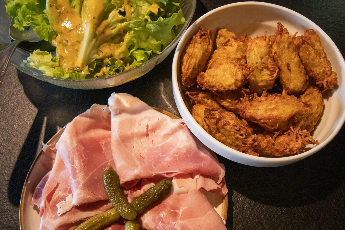 Menu Beignet de pommes de terre