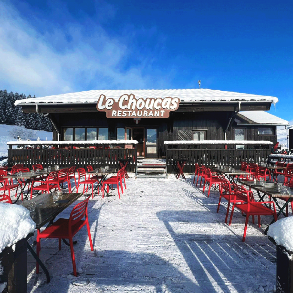 Terrasse restaurant Le Choucas