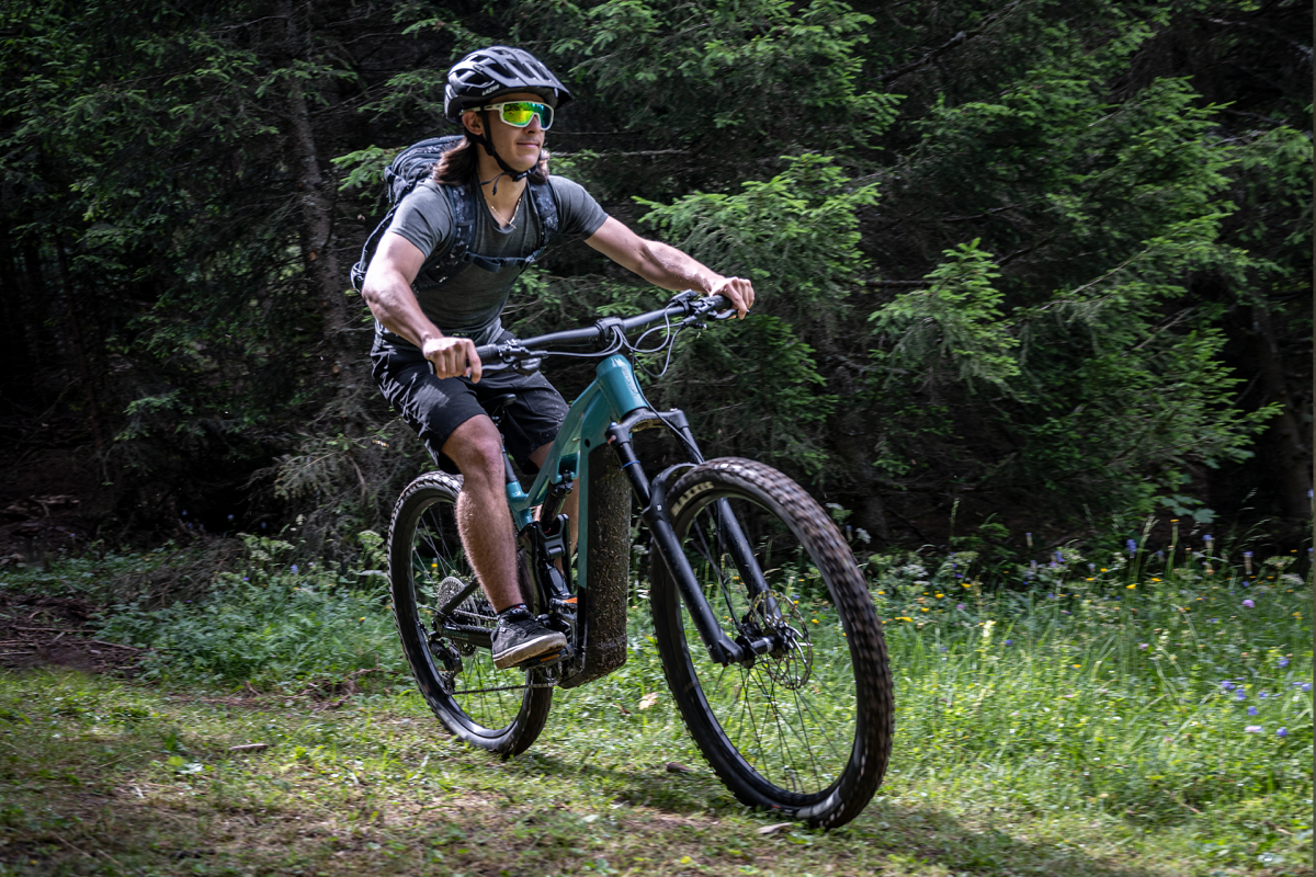 Piste bleue descendante Cabri_Manigod