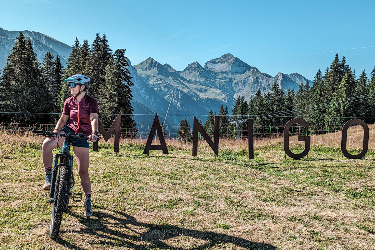 Piste verte descendante Marmotton_Manigod