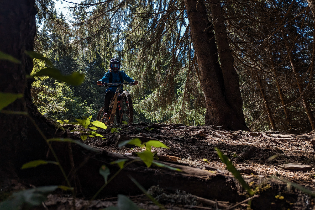 Piste noire descendante Gypaète_Manigod