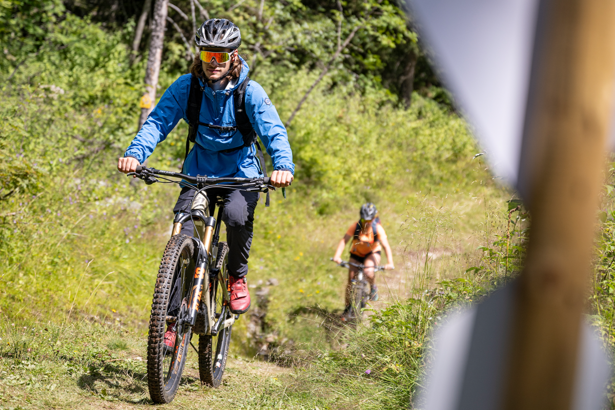 Piste bleue descendante Lièvre_Manigod - © Tilby Vattard Piste bleue descendante Lièvre_Manigod