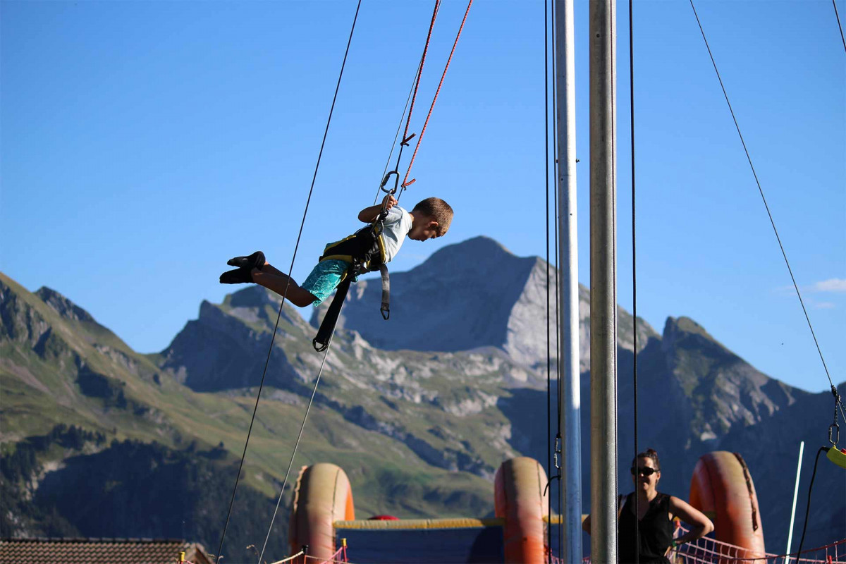 Bungy trampoline