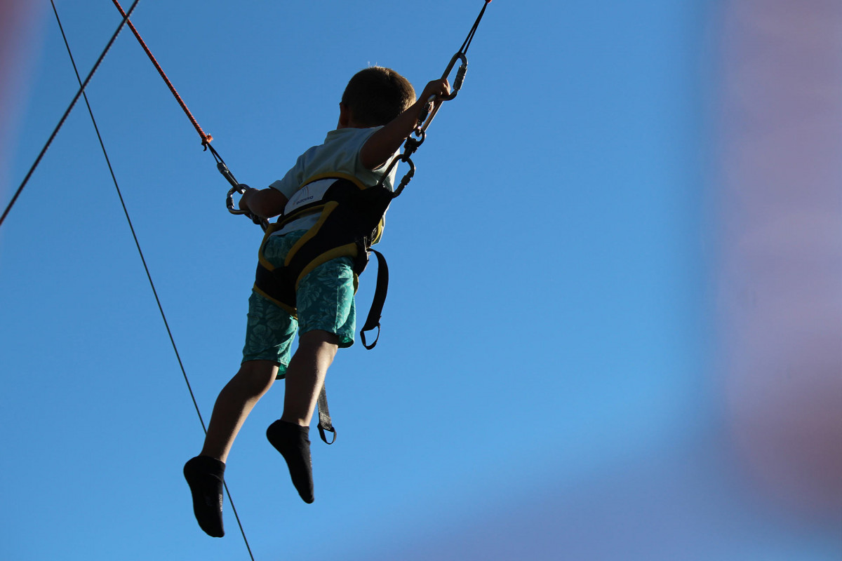 Bungy trampoline