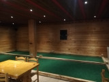 Terrain de pétanque intérieur