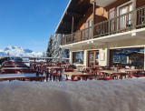 Terrasse du restaurant Les Rosières