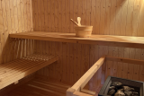 sauna (Service supplémentaire ouvert toute l’année pour Ch. RdC)