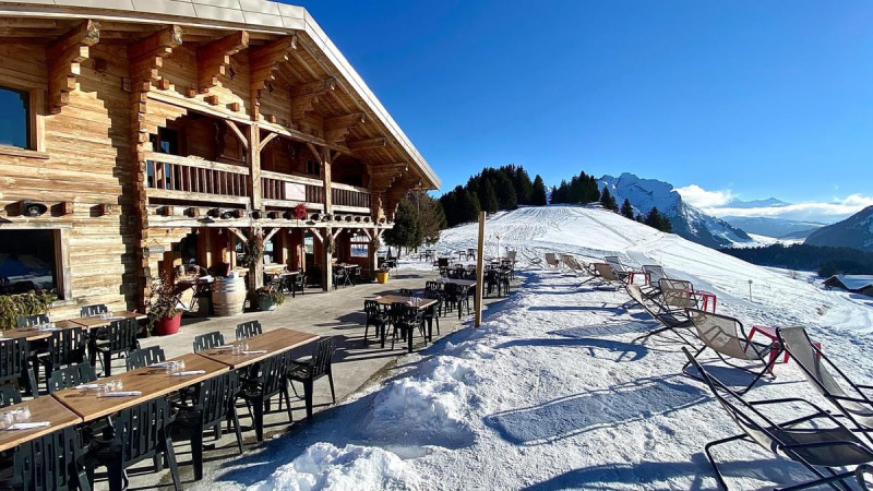 Le chalet en hiver