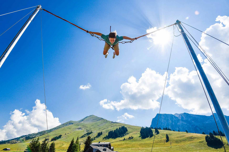 Bungy trampoline