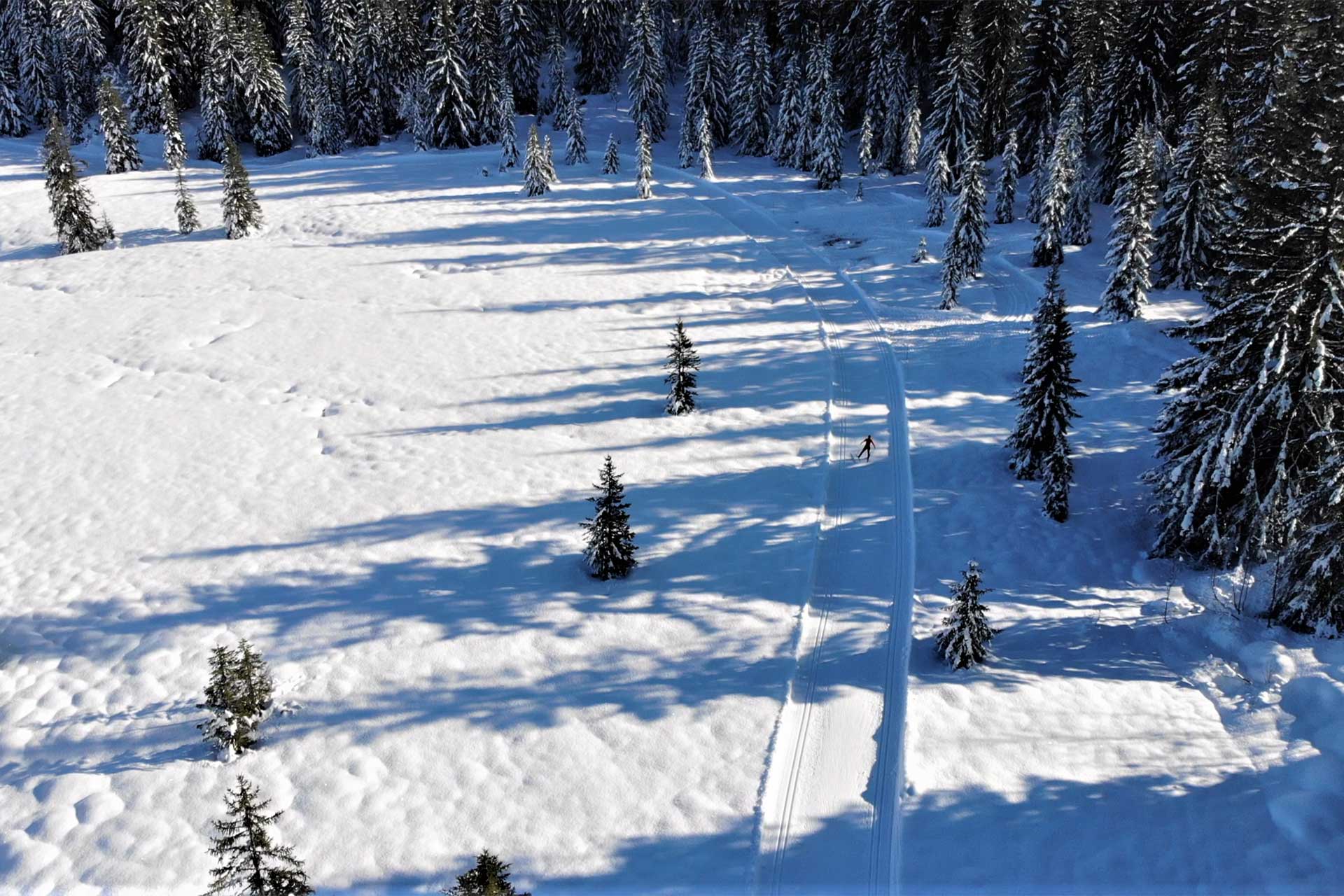 Cross-country skiing in Manigod - © M. Sauvage