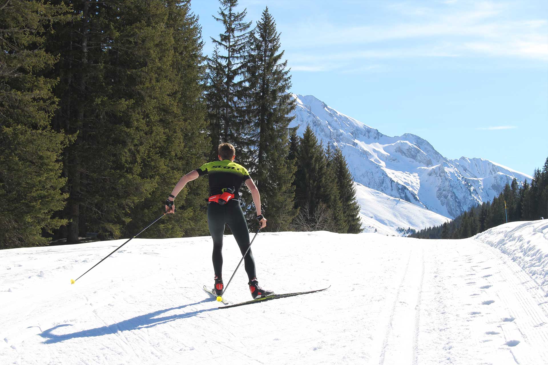 Cross-country skiing in Manigod - © M. Sauvage