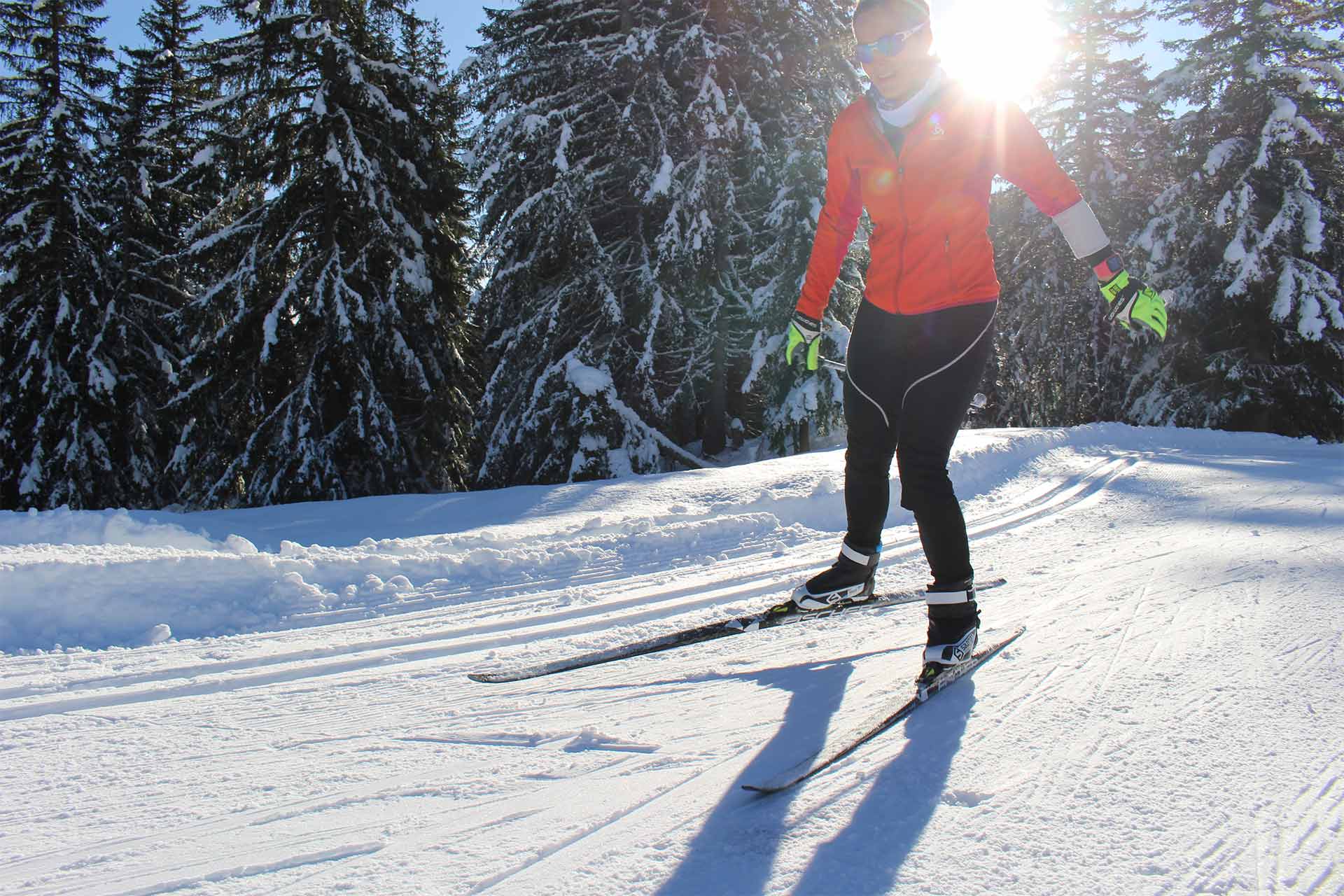 Langlauf in Manigod - © M. Sauvage