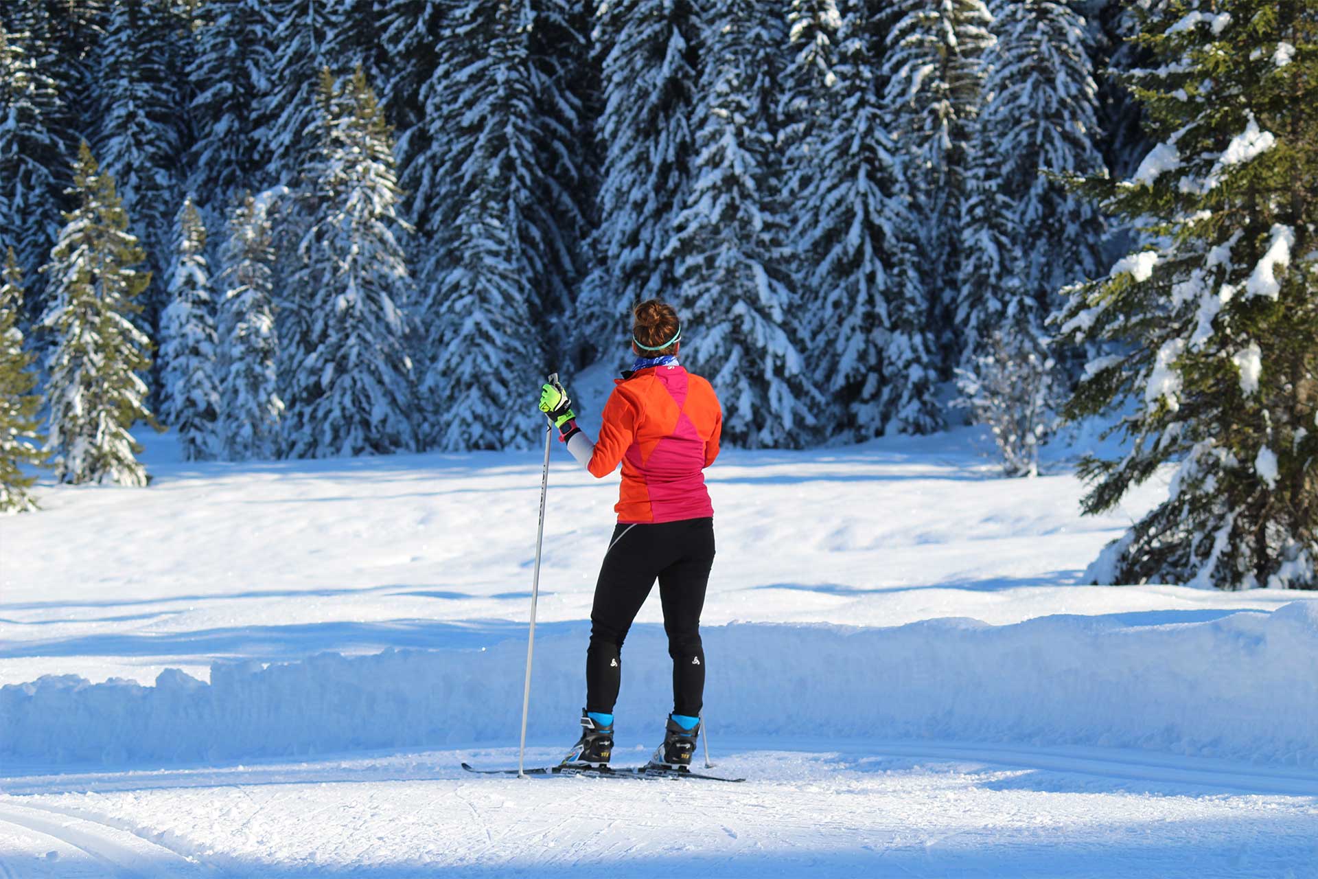 Langlauf in Manigod - © M. Sauvage