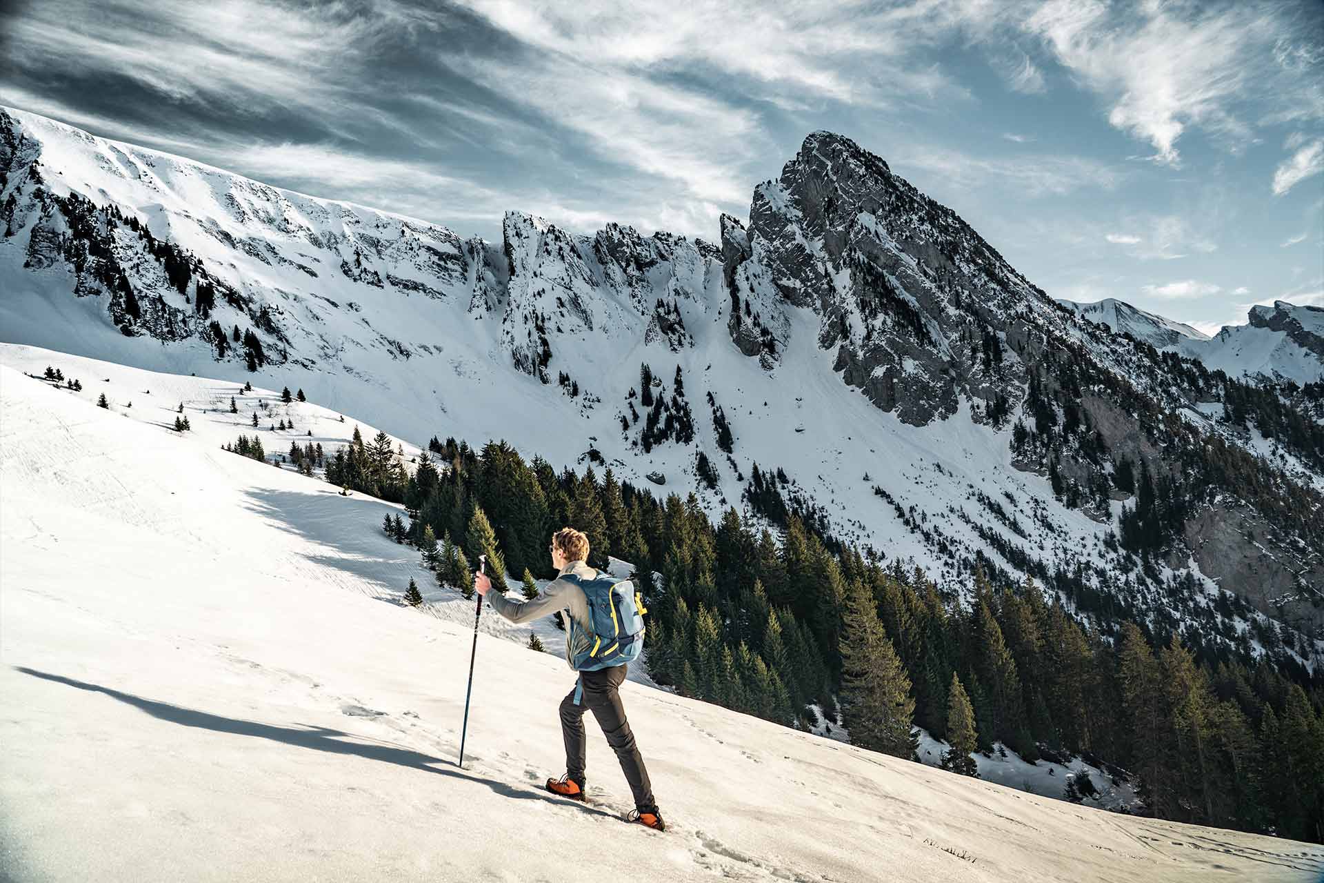 Ski De Randonnée à Manigod - © Esprits Outdoor