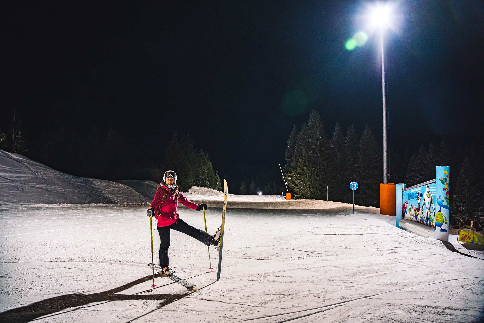 Night Ski in Manigod - © Esprits Outdoor