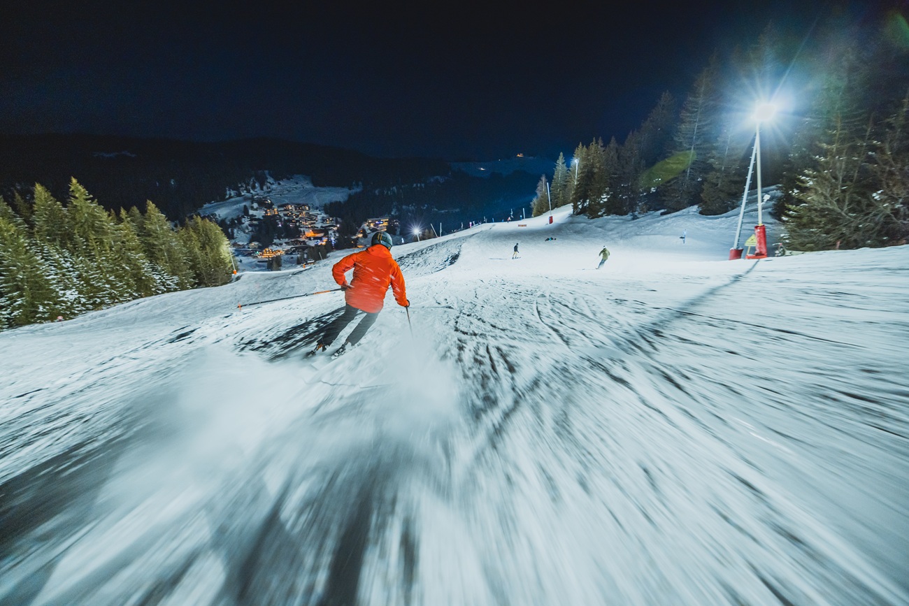 Ski Nocturne à Manigod - © Alpcat Medias