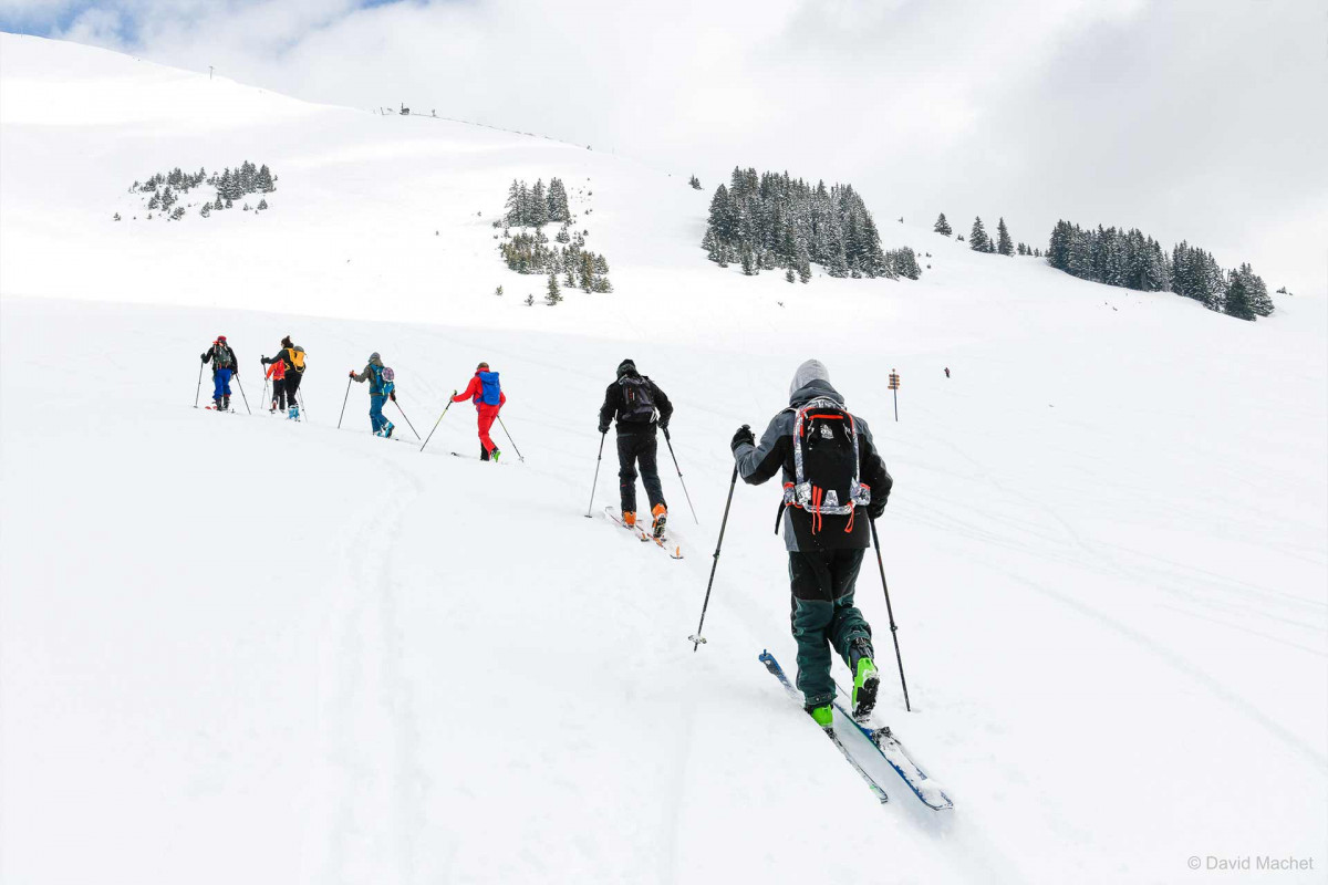 Ski de rando avec l'ESF_Manigod
