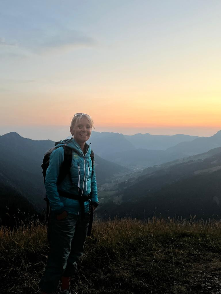 Cathy, accompagnatrice en montagne