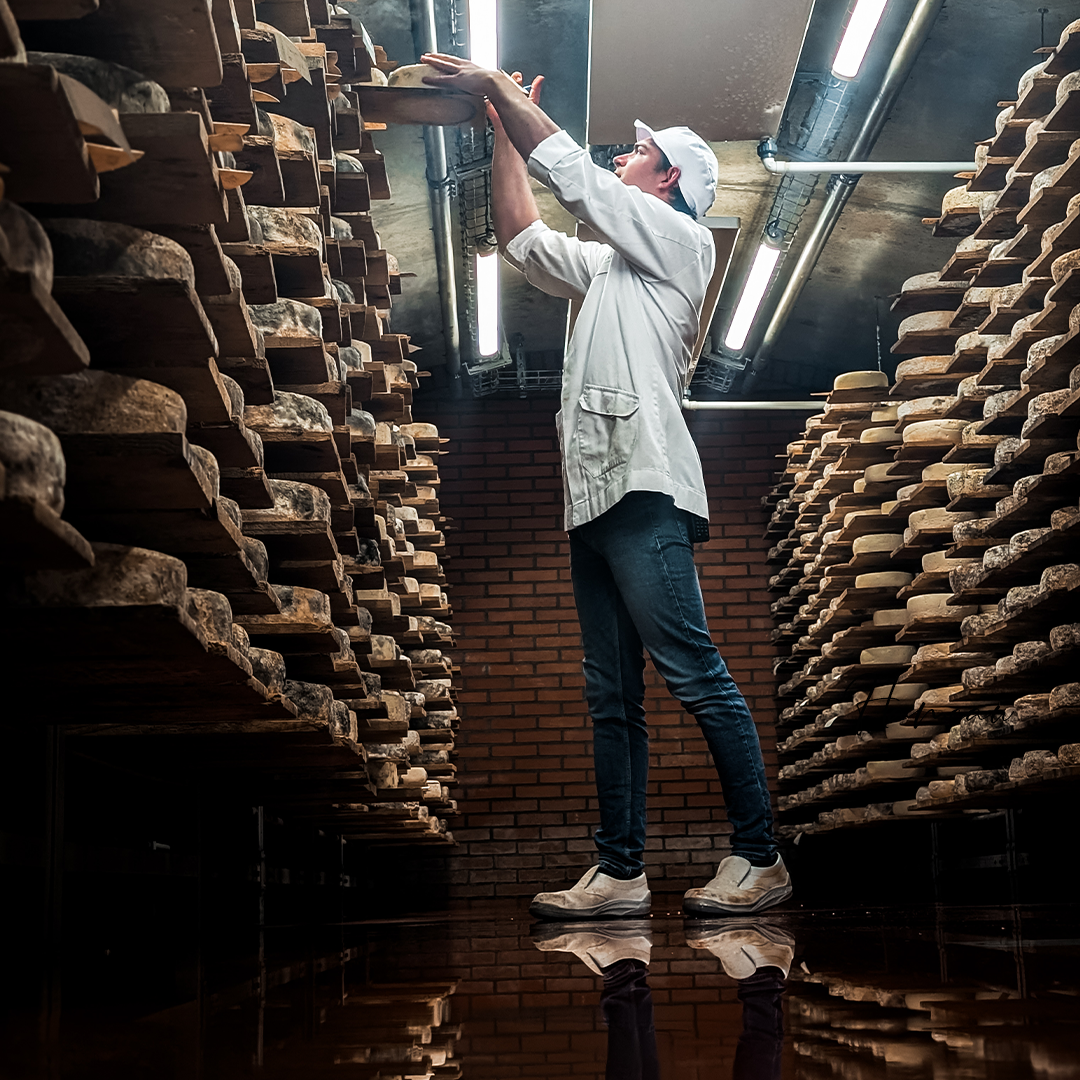 Visit the Paccard cheese-aging cave_Manigod - © OT Manigod Visit the Paccard cheese-aging cave_Manigod