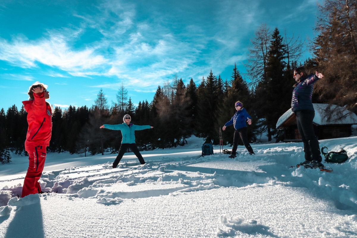 Schneeschuhtour mit Yoga_Manigod