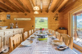 salle à manger vue piste ou montagne