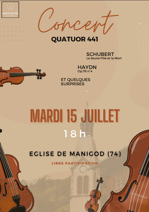 String quartet and piano concert_Manigod