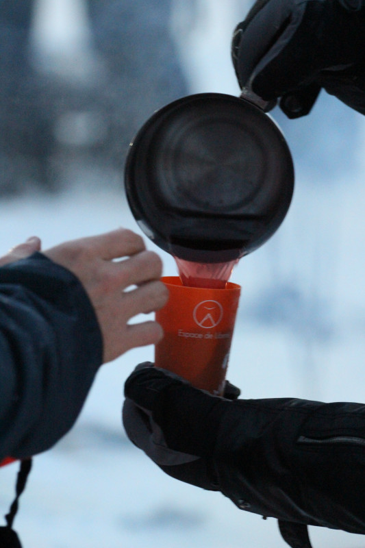 Pot d'accueil hivernal