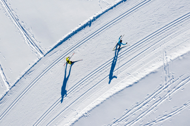 Ecole de Ski Française - Ski nordique - © OT Manigod Ecole de Ski Française - Ski nordique