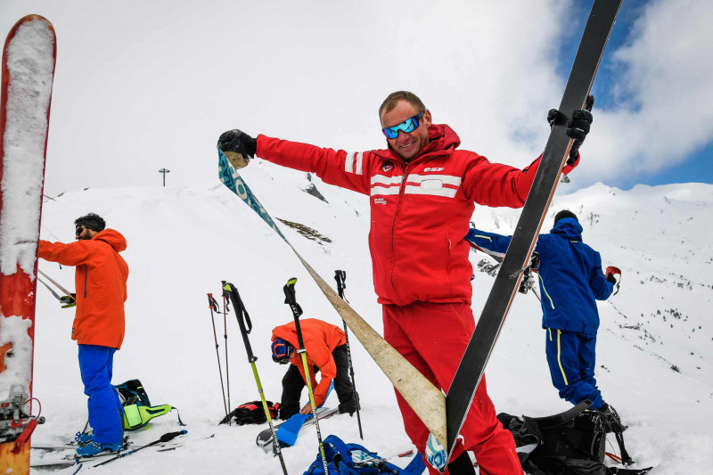 Ski de rando avec l'ESF_Manigod - © David Machet Ski de rando avec l'ESF_Manigod