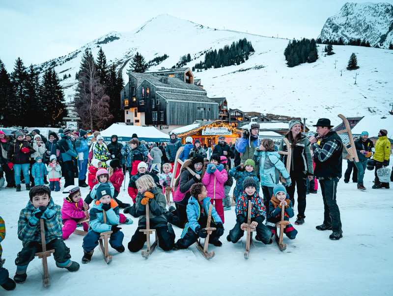 Winterempfang auf dem Col de Merdassier_Manigod