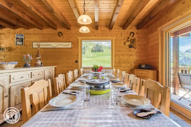 salle à manger vue piste ou montagne