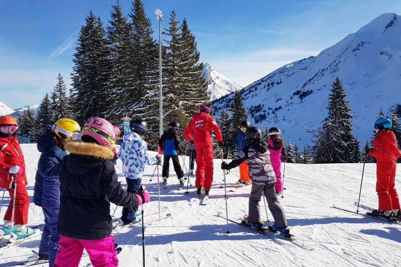 Französische Skischule